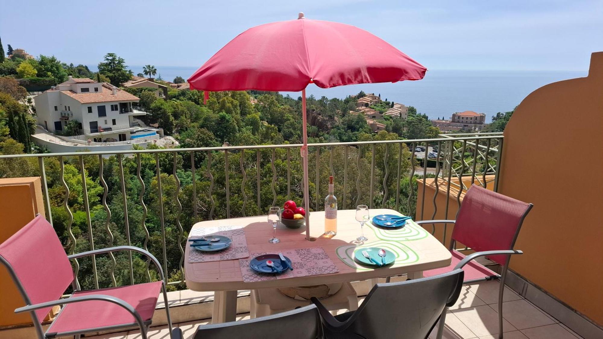 Rochemarine Panoramic Daire Théoule-sur-Mer Dış mekan fotoğraf
